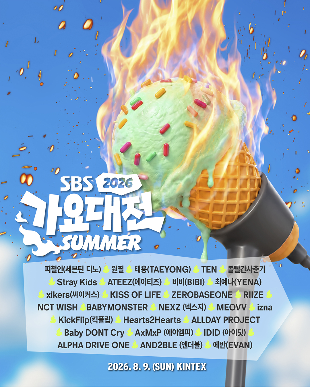 2026 SBS歌謠大戰SUMMER完整卡司